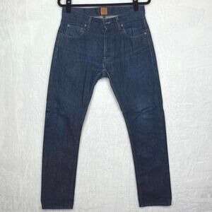 Taylor Stitch Dark Wash Denim Jeans Slim Size 31 measures to 32x31